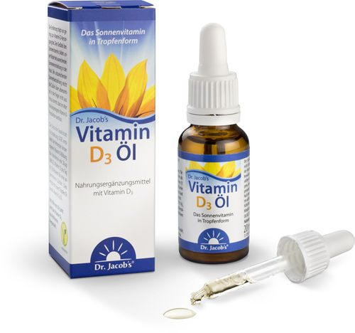 Vitamin D3 Tropfen von Dr. Jacobs 20ml